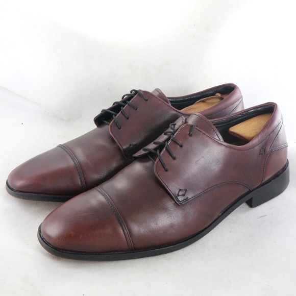 FLORSHEIM Welles Burgundy Cap Toe Oxford Shoes Sz 15 3E - Picture 3 of 8